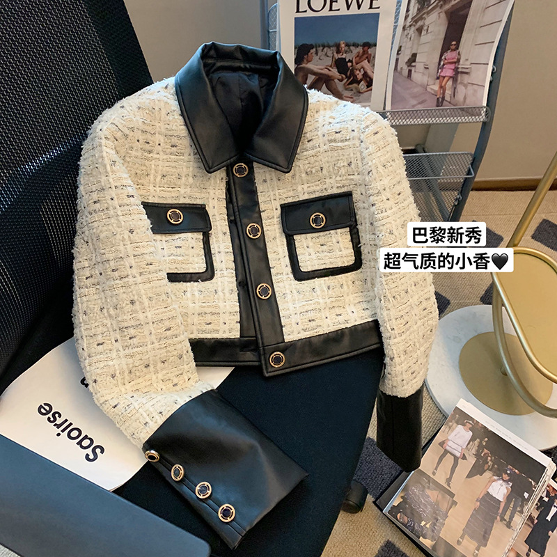 Kontrastowe szwy Tweedowe pach – Wool Coat Peacoat recenzja i cena