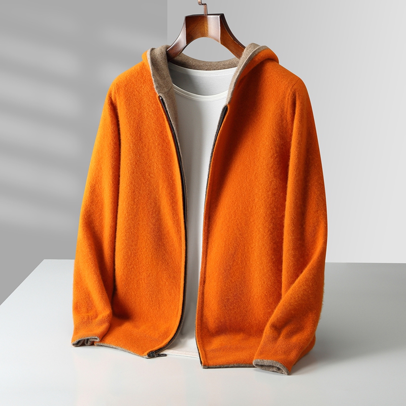 Nowe męskie dwustronne kurtki  – Wool Coat Peacoat recenzja i cena