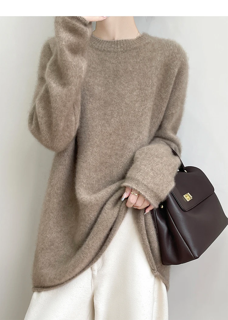 Damski sweter z kaszmiru w duż – Wool Coat Peacoat recenzja i cena