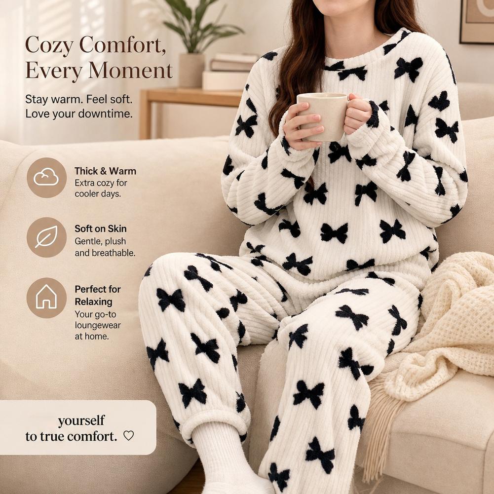 Piżama damska, koralowy polar, – Corduroy Pant Warm recenzja i cena