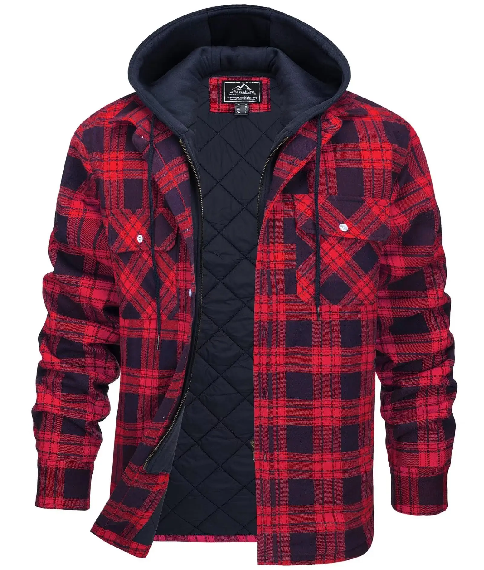 Męska flanelowa koszulowa kurt – Flannel Shirt Lined recenzja i cena
