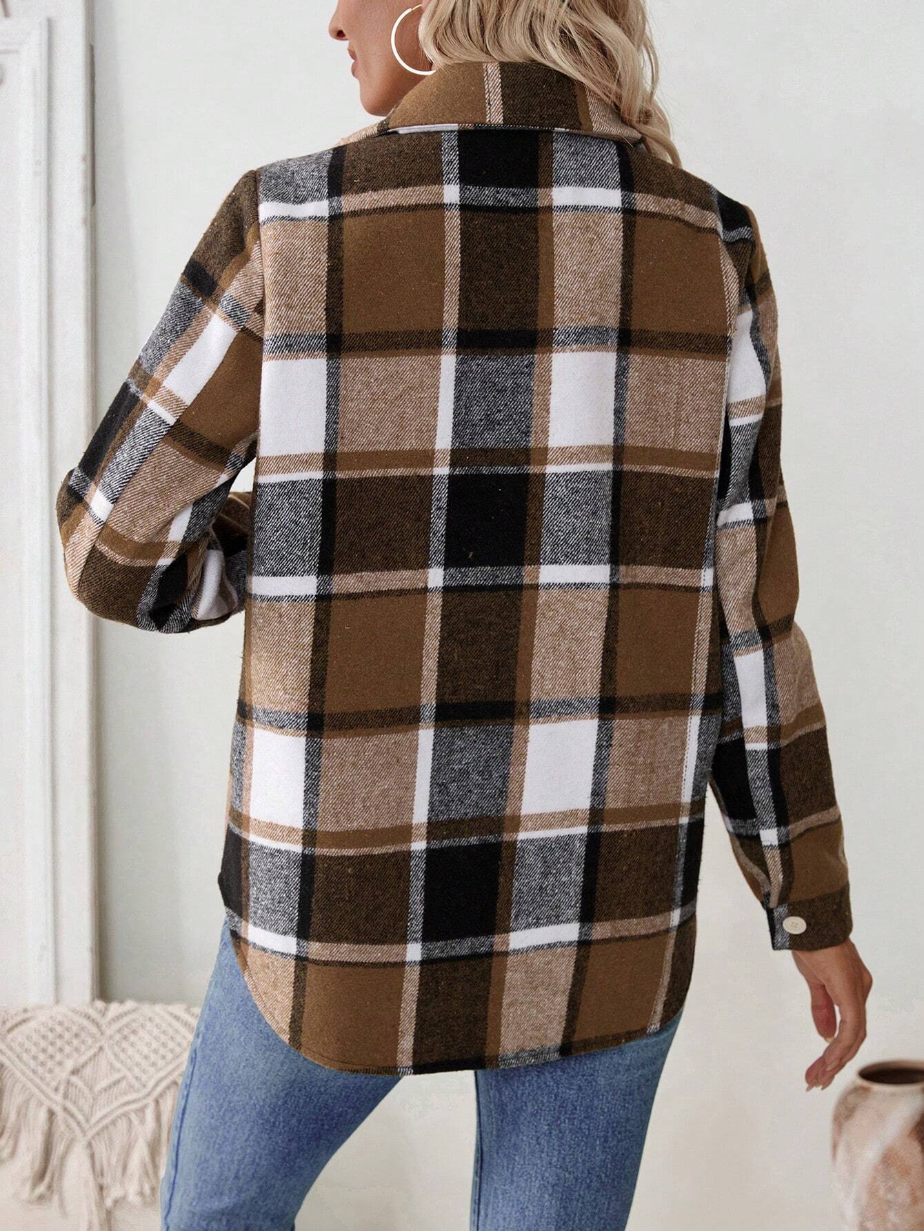 Damska koszulowa kurtka w krat – Flannel Shirt Lined recenzja i cena